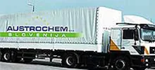 Tovornjak z napisom AUSTROCHEM Slovenija